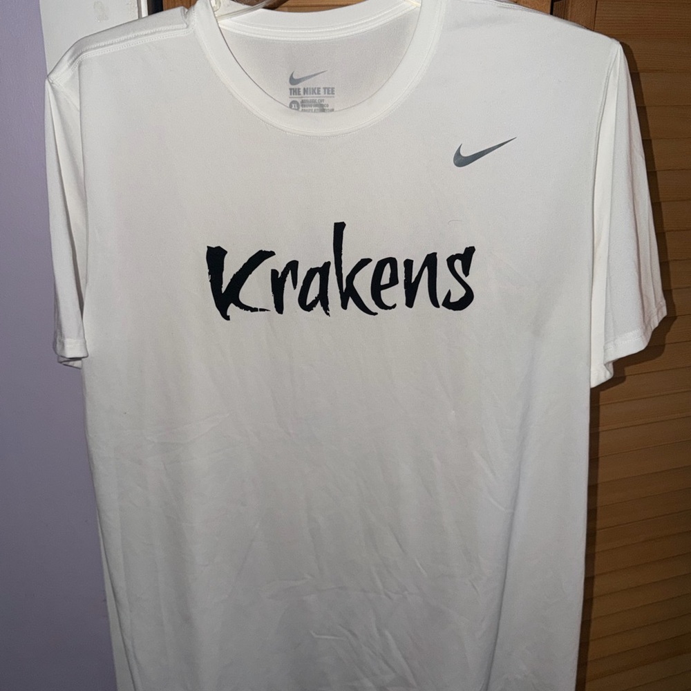 Nike White Krakens Short Sleeve Tee